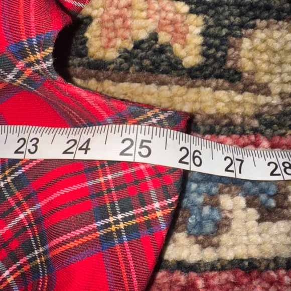 Lane Bryant Cap-Sleeve Fit & Flare Holiday Stewart Plaid Midi Dress 22 - Picture 7 of 9